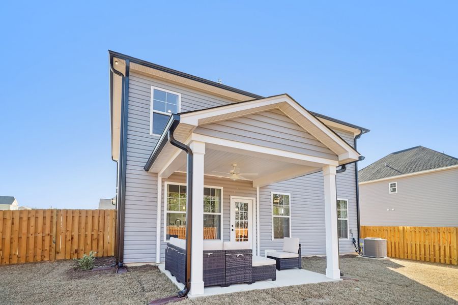 Representative exterior details of a home built from the Makenzie II by Great Southern Homes in Peachtree Hills, Lexington (Image 4).