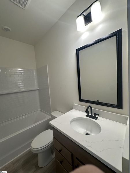 Furnished interior view inside a new home in Shiloh Trail, Wellford (Image 9). Furnished interior view inside a new home in Shiloh Trail, Wellford (Image 9).