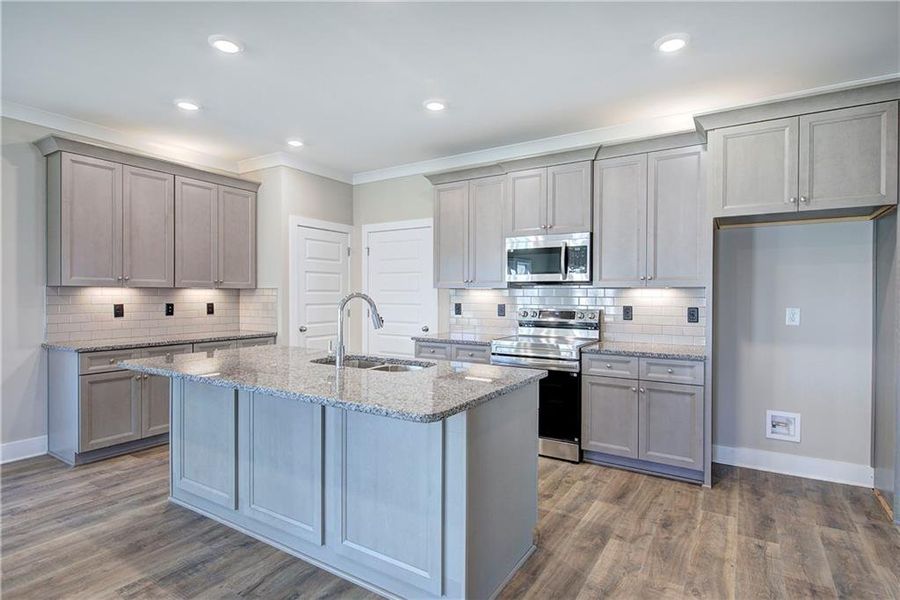 Furnished interior view inside a new home in , Cartersville (Image 6).