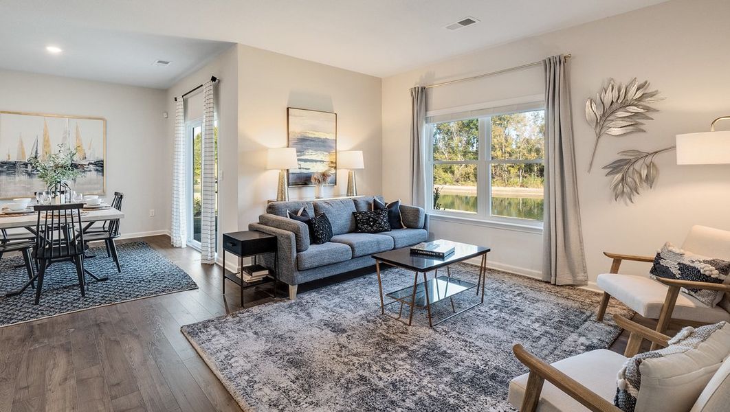 Representative furnished interior of a home built from the CAMERON by D.R. Horton in Village Park, Oakland (Image 10).
