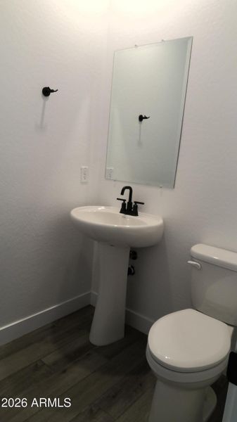 Downstairs half bath