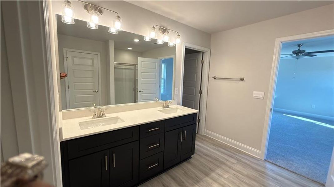 Furnished interior view inside a new home in Habersham Meadows, Demorest (Image 4).