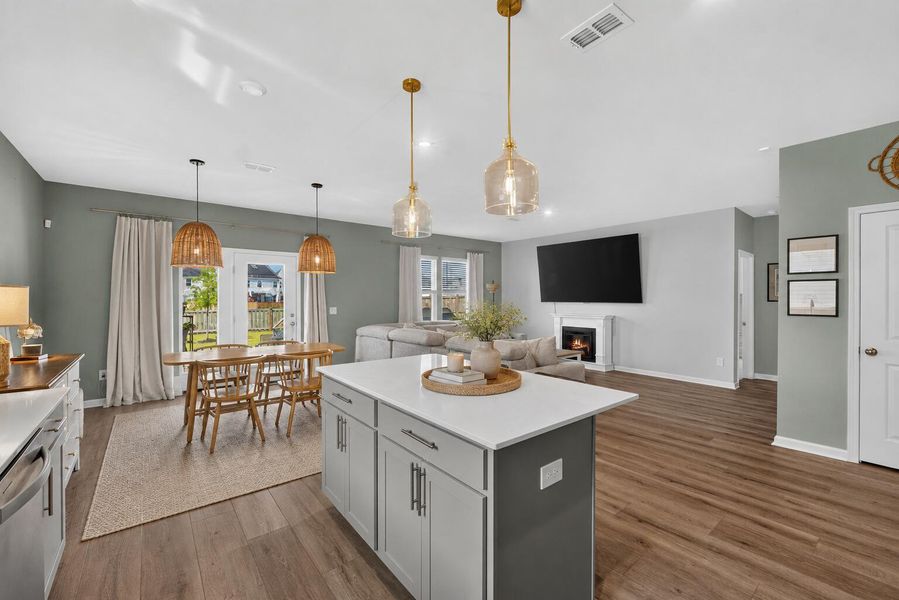 Furnished interior view inside a new home in Sanctuary Cove at Cane Bay, Summerville (Image 8).
