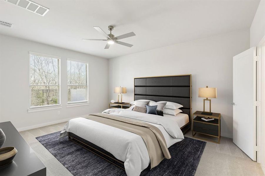 Primary Suite in the Masters home plan by Trophy Signature Homes – REPRESENTATIVE PHOTO Primary Suite in the Masters home plan by Trophy Signature Homes – REPRESENTATIVE PHOTO