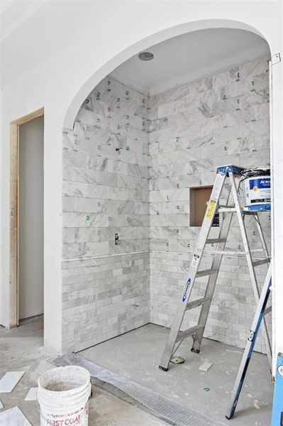 Full bathroom with walk in shower