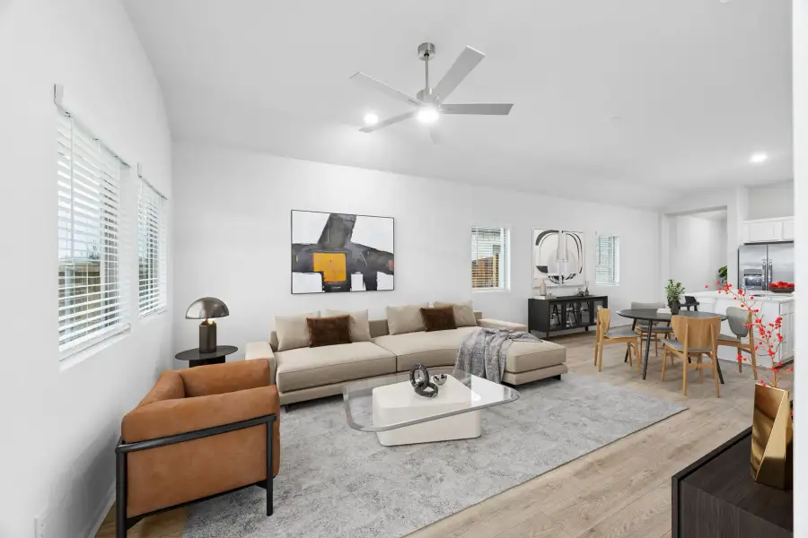 Living Room in the Cedar home plan by Trophy Signature Homes – REPRESENTATIVE PHOTO Living Room in the Cedar home plan by Trophy Signature Homes – REPRESENTATIVE PHOTO