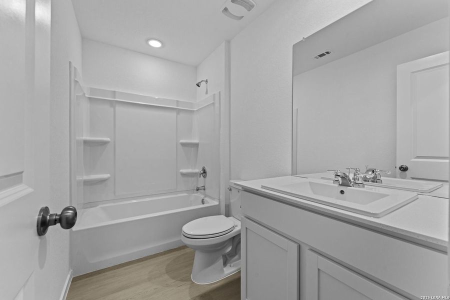 Furnished interior view inside a new home in Waterwheel, San Antonio (Image 9).