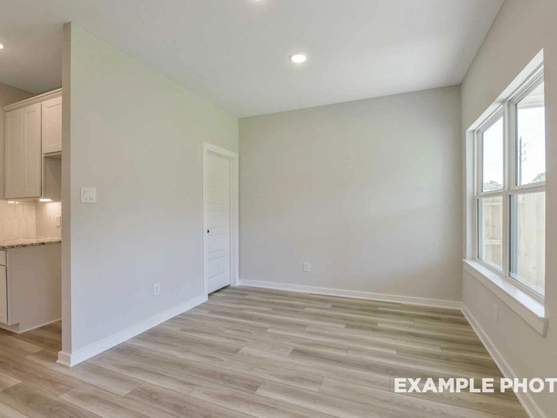 Representative unfurnished interior of a home built from the The Daphne F by Davidson Homes LLC in Sundance Cove, Crosby (Image 16). Representative unfurnished interior of a home built from the The Daphne F by Davidson Homes LLC in Sundance Cove, Crosby (Image 16).