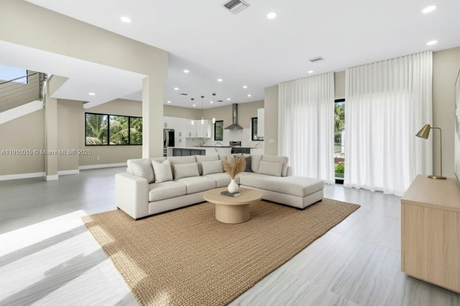 Furnished interior view inside a new home in , Plantation (Image 10).