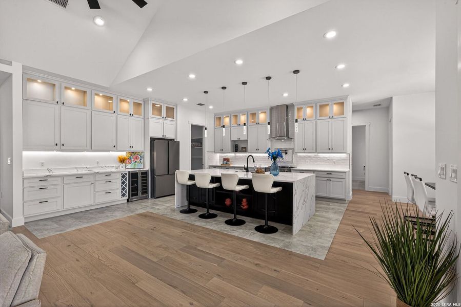 Furnished interior view inside a new home in , Bandera (Image 15). Furnished interior view inside a new home in , Bandera (Image 15).