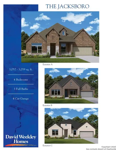 Exterior rendering of this home design in , San Antonio, TX (Image 2).