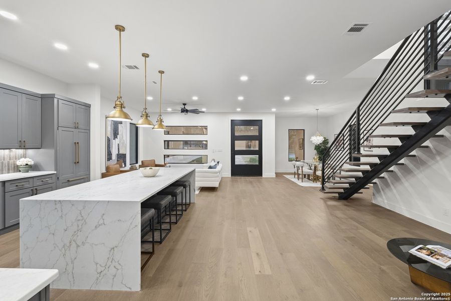 Furnished interior view inside a new home in , Alamo Heights (Image 10). Furnished interior view inside a new home in , Alamo Heights (Image 10).