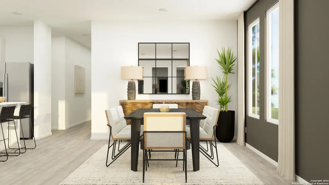 Furnished interior view inside a new home in Guadalupe Heights, Seguin (Image 17).