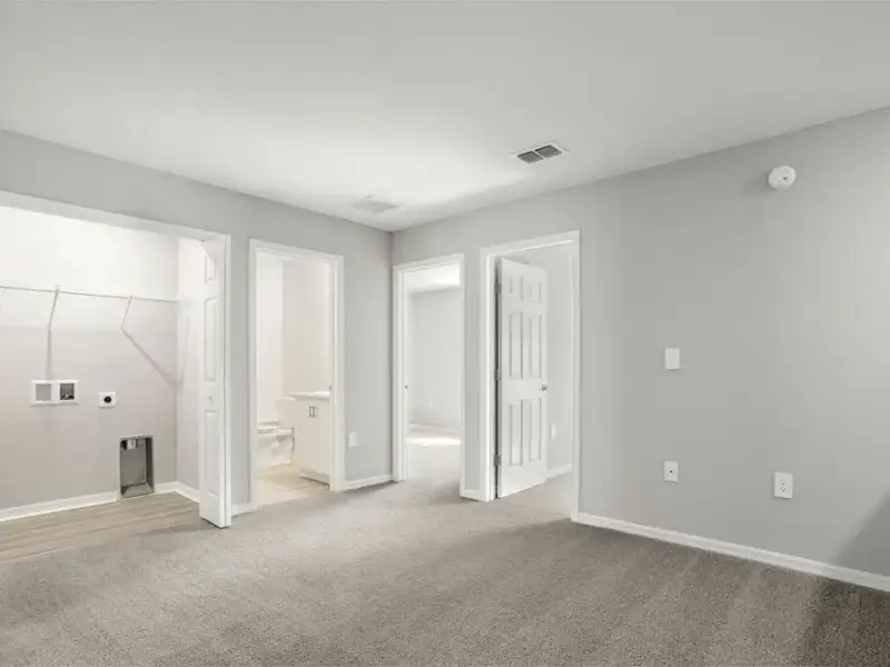 A loft provides desirable flex-use space.