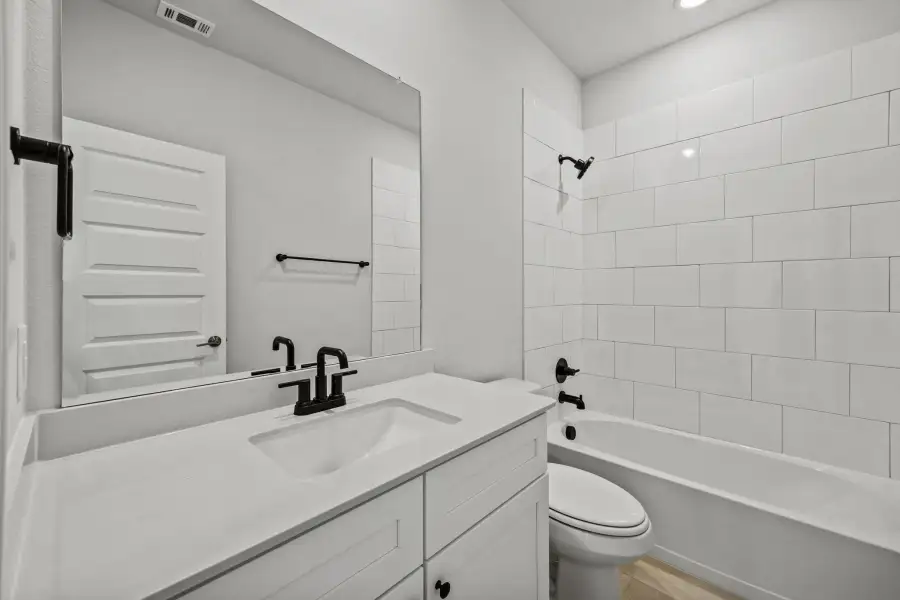 Furnished interior view inside a new home in Tinsley Meadows, Van Alstyne (Image 8).