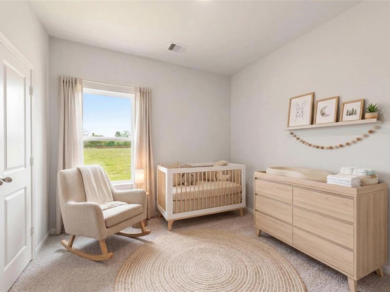 Furnished interior view inside a new home in Windmill Estates, Magnolia (Image 16).