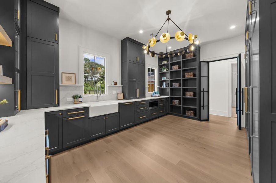 Furnished interior view inside a new home in , Alpharetta (Image 61).