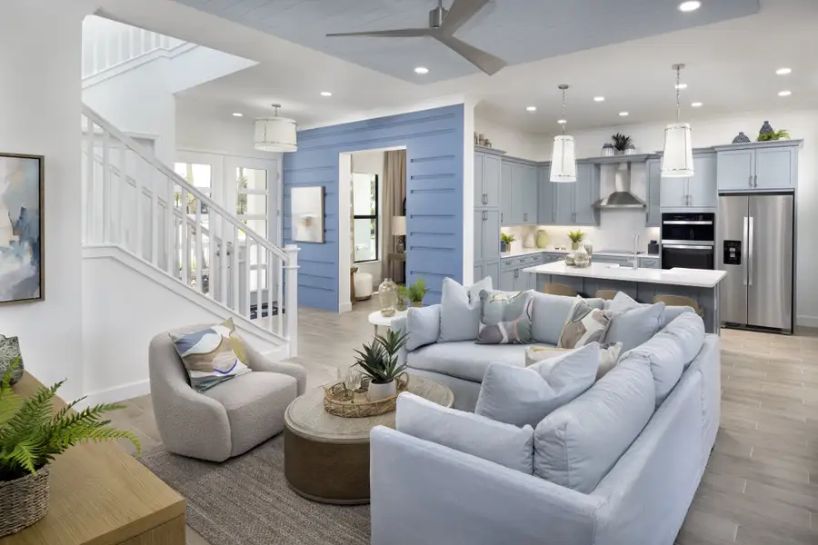 Representative furnished interior of a home built from the Sycamore by Minto Communities in Westlake, Loxahatchee (Image 12).