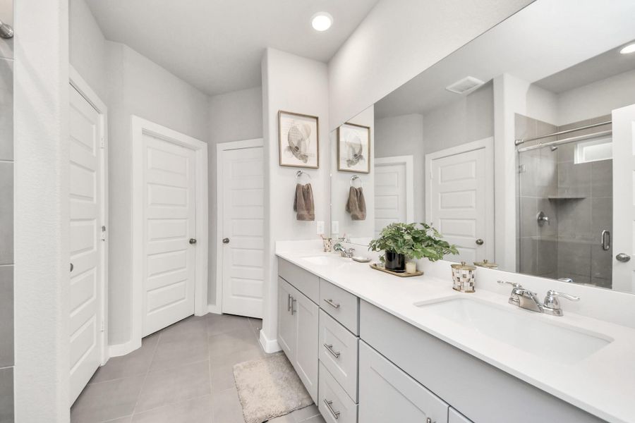 Furnished interior view inside a new home in Magnolia Place, Magnolia (Image 18).