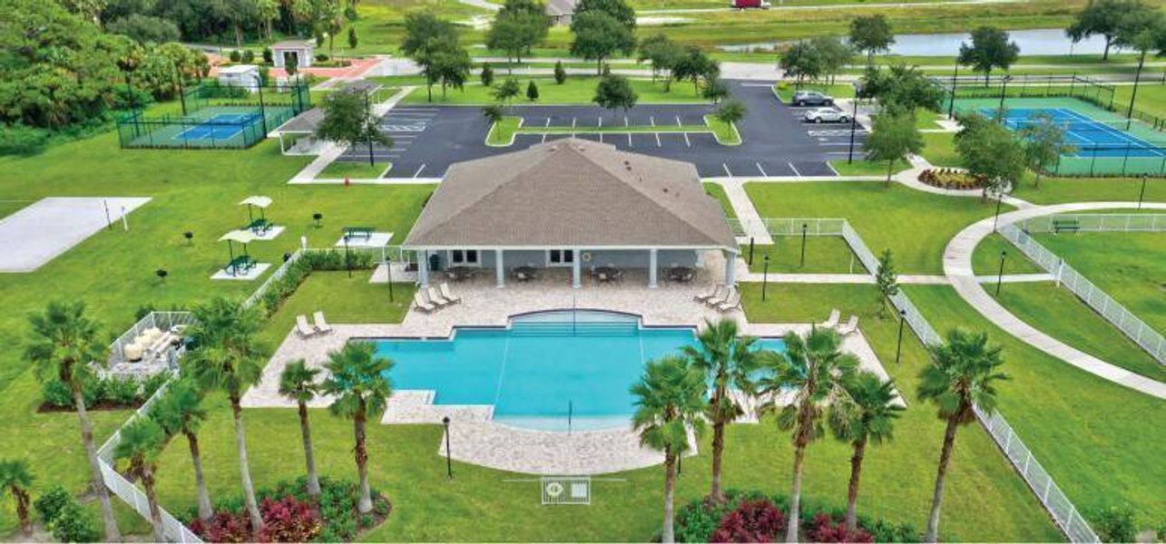 Back view club house Back view club house