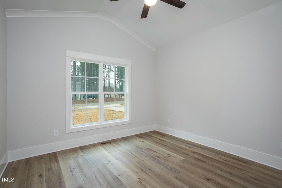 1st guest room with Vaulted Ceilings