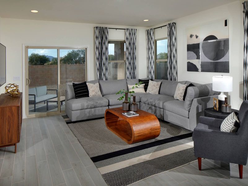 The 2380 floorplan modeled at Las Patrias at Star Valley in Tucson, AZ.
