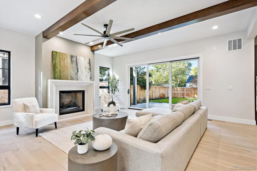 Furnished interior view inside a new home in , Denver (Image 30).