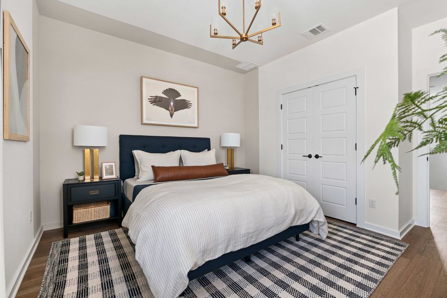 Furnished interior view inside a new home in Heritage, Dripping Springs (Image 44). Furnished interior view inside a new home in Heritage, Dripping Springs (Image 44).