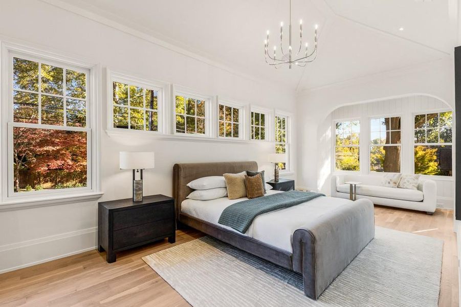 Furnished interior view inside a new home in , Atlanta (Image 32).