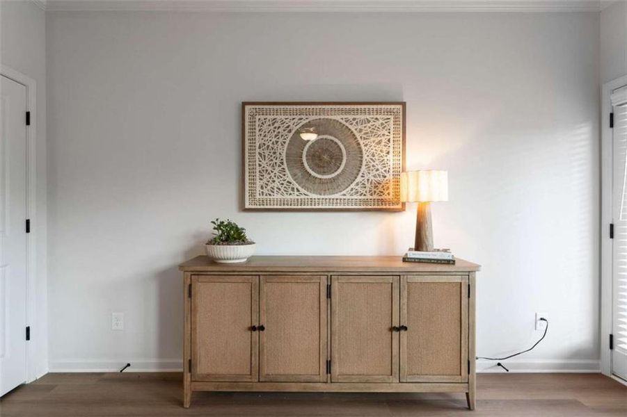 Furnished interior view inside a new home in , Cedartown (Image 11).