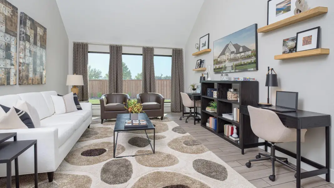 Furnished interior view inside a new home in Sonoma Verde, McLendon-Chisholm (Image 16).