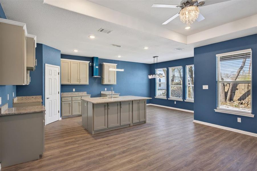 Furnished interior view inside a new home in , Cleburne (Image 10).