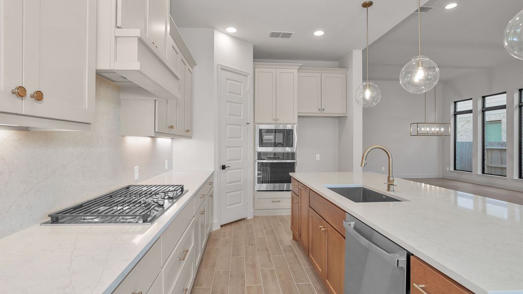 Furnished interior view inside a new home in Fulbrook On Fulshear Creek 60', Fulshear (Image 7).