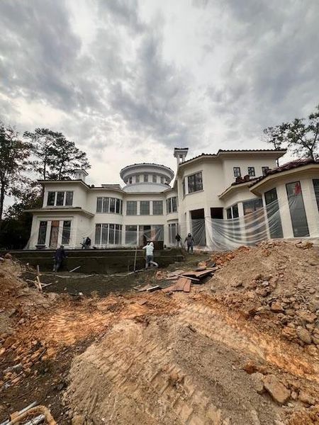 Site preparation for new homesites in , Spring (Image 5).