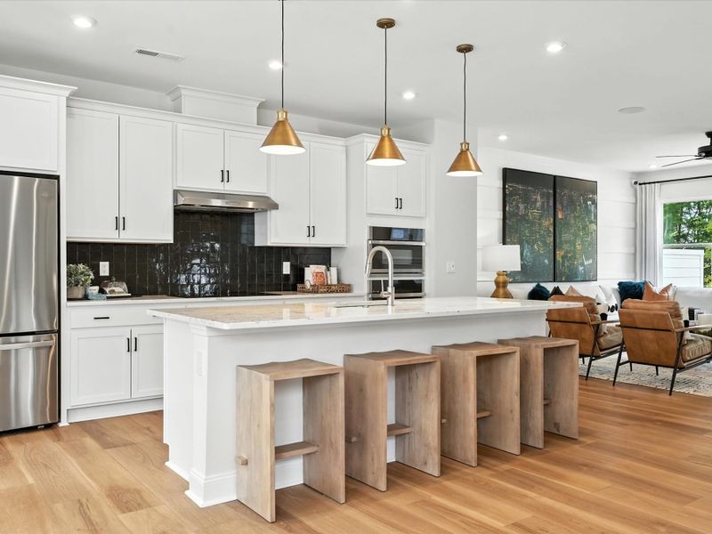 Representative furnished interior of a home built from the Beau by Tri Pointe Homes in Archer Row, Charlotte (Image 5).