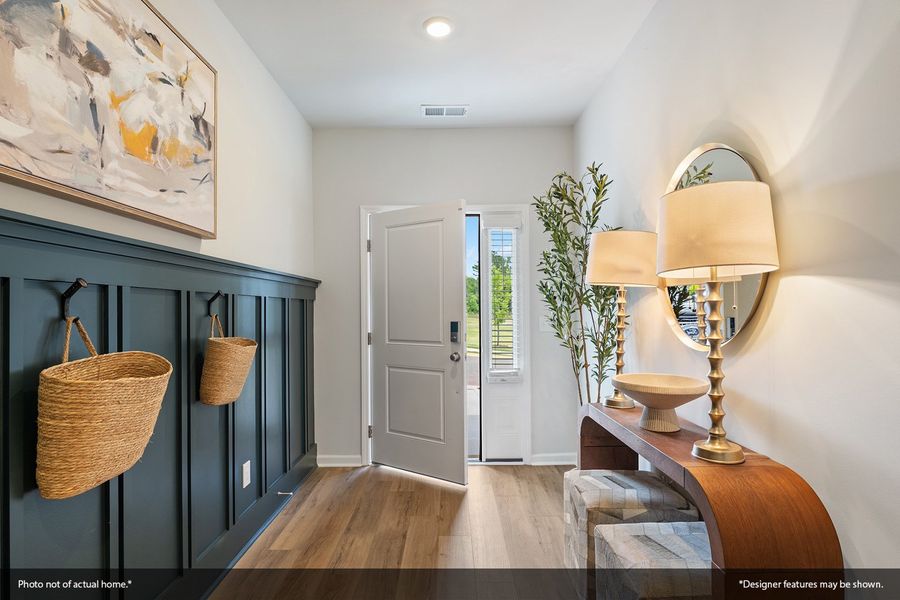 Furnished interior view inside a new home in Nichols Landing, Charlotte (Image 5).