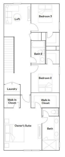 2D floor plan layout of this home in Sierra Vista, Rosharon, TX (Image 3). 2D floor plan layout of this home in Sierra Vista, Rosharon, TX (Image 3).