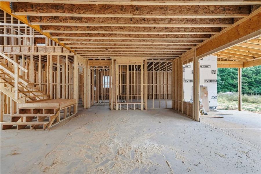 In-progress construction of a new home in , Loganville, GA (Image 4).