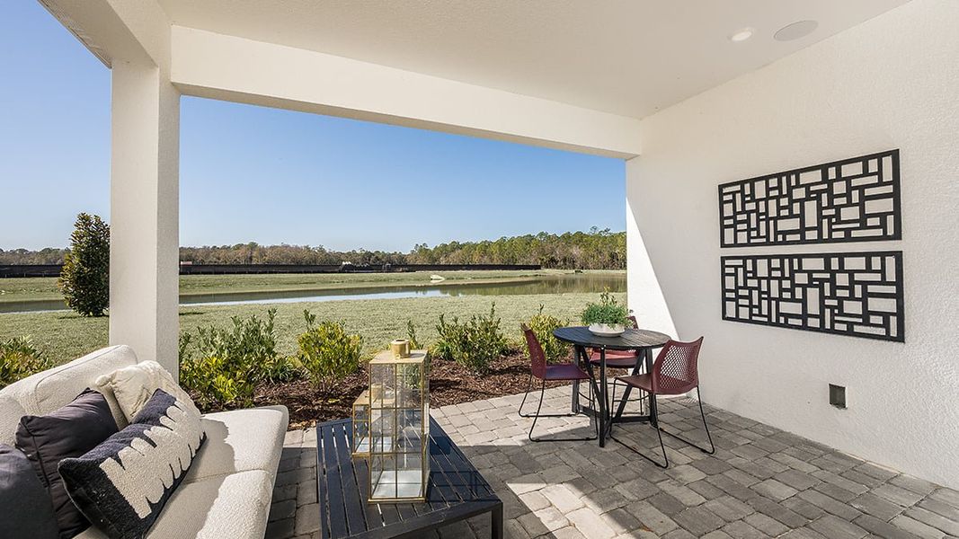 Representative exterior details of a home built from the Monte by Taylor Morrison in Center Lake Ranch Community Group Page, St. Cloud (Image 3).