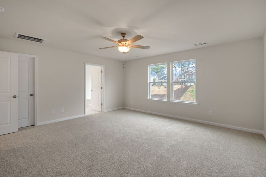 Representative unfurnished interior of a home built from the Getty by Mattamy Homes in Magnolia Park, Garner (Image 26).
