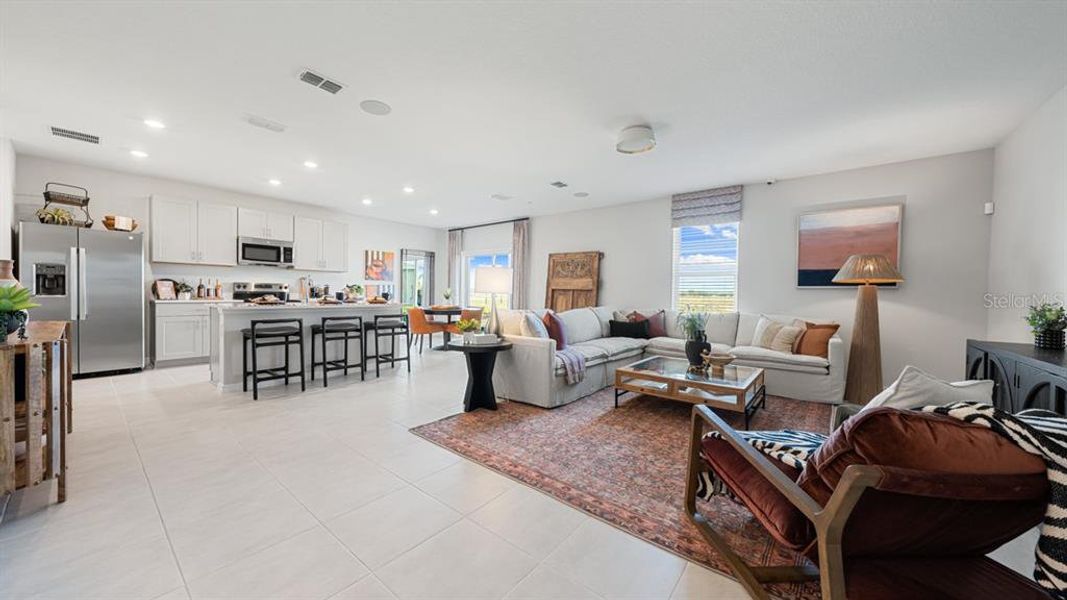 Furnished interior view inside a new home in Coasterra Community Group Page, Palmetto (Image 5).