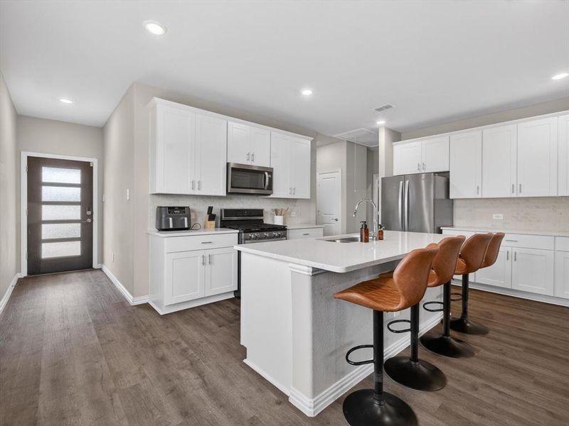 Furnished interior view inside a new home in Eastridge - Spring Series, McKinney (Image 11).