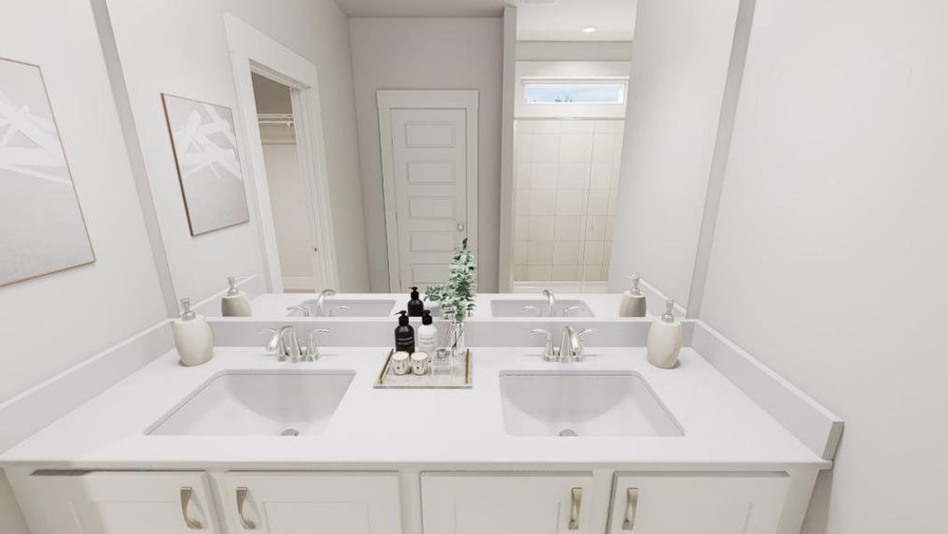 Furnished interior view inside a new home in Golden Gate, High Point (Image 5).