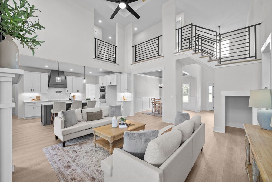 Furnished interior view inside a new home in Wofford Estates, Clarksville (Image 6).