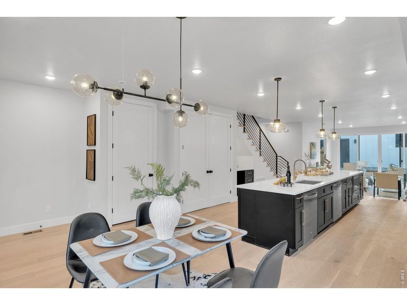 Furnished interior view inside a new home in , Denver (Image 9).