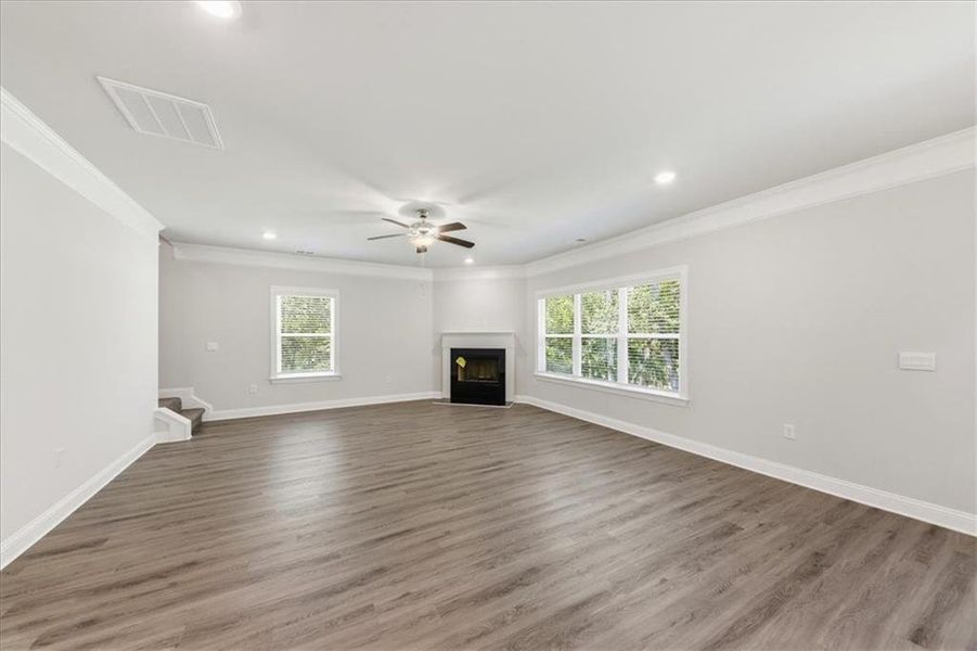 Spacious, unfurnished interior of a new home in Tuscany Hills, Douglasville (Image 42). Spacious, unfurnished interior of a new home in Tuscany Hills, Douglasville (Image 42).