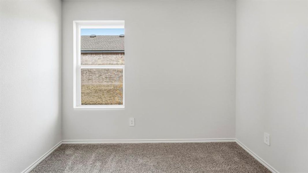 Carpeted empty room featuring baseboards Carpeted empty room featuring baseboards