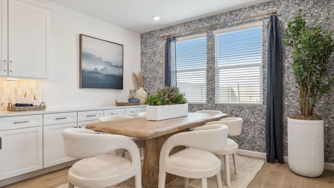 Furnished interior view inside a new home in Avance, Phoenix (Image 8). Furnished interior view inside a new home in Avance, Phoenix (Image 8).