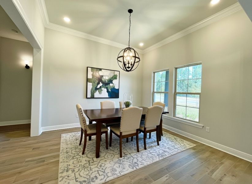 Furnished interior view inside a new home in Iron Rock, Cantonment (Image 3).