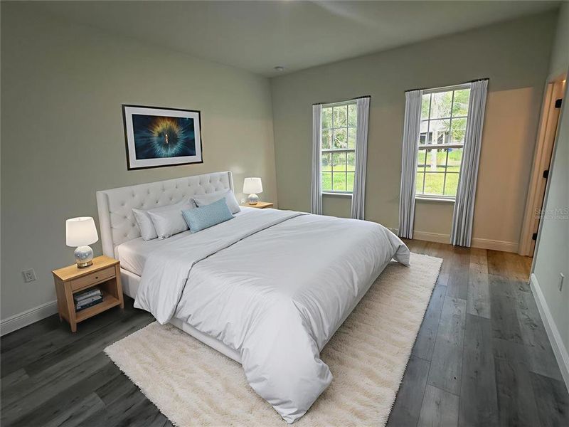 Furnished interior view inside a new home in , Citrus Springs (Image 18).